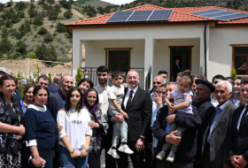  Prezident Laçının Sus kəndinə köçən sakinlərlə görüşüb -  YENİLƏNİB  
